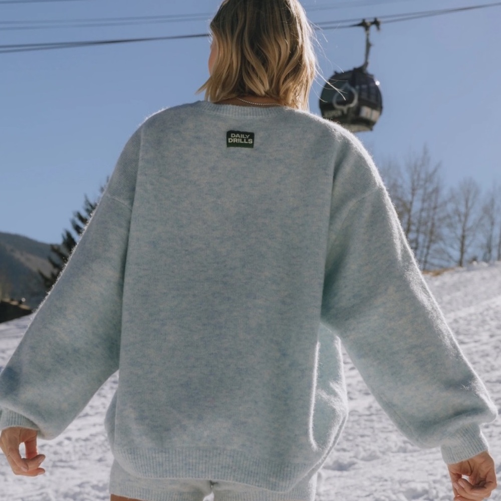 Daily Drills Light Blue Sweater
